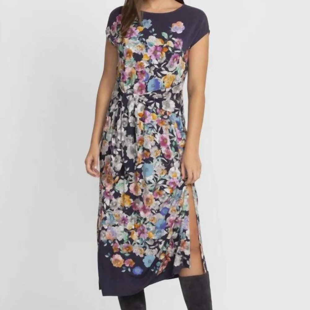 worn once Johhny Was Fall Dance Tie Front Knit Dress XL